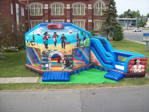 Pirate Combo Bouncy House Moonwalk Jumper 15x15 Dynamite Moon Bounce